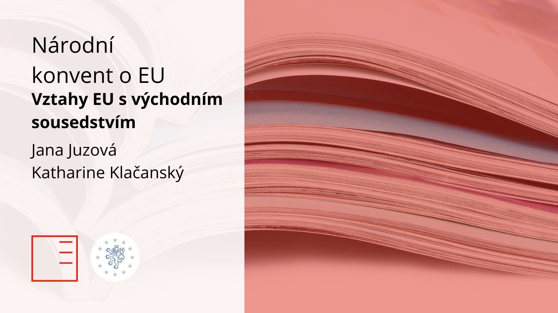 Národní konvent o EU: Vztahy EU s východním sousedstvím