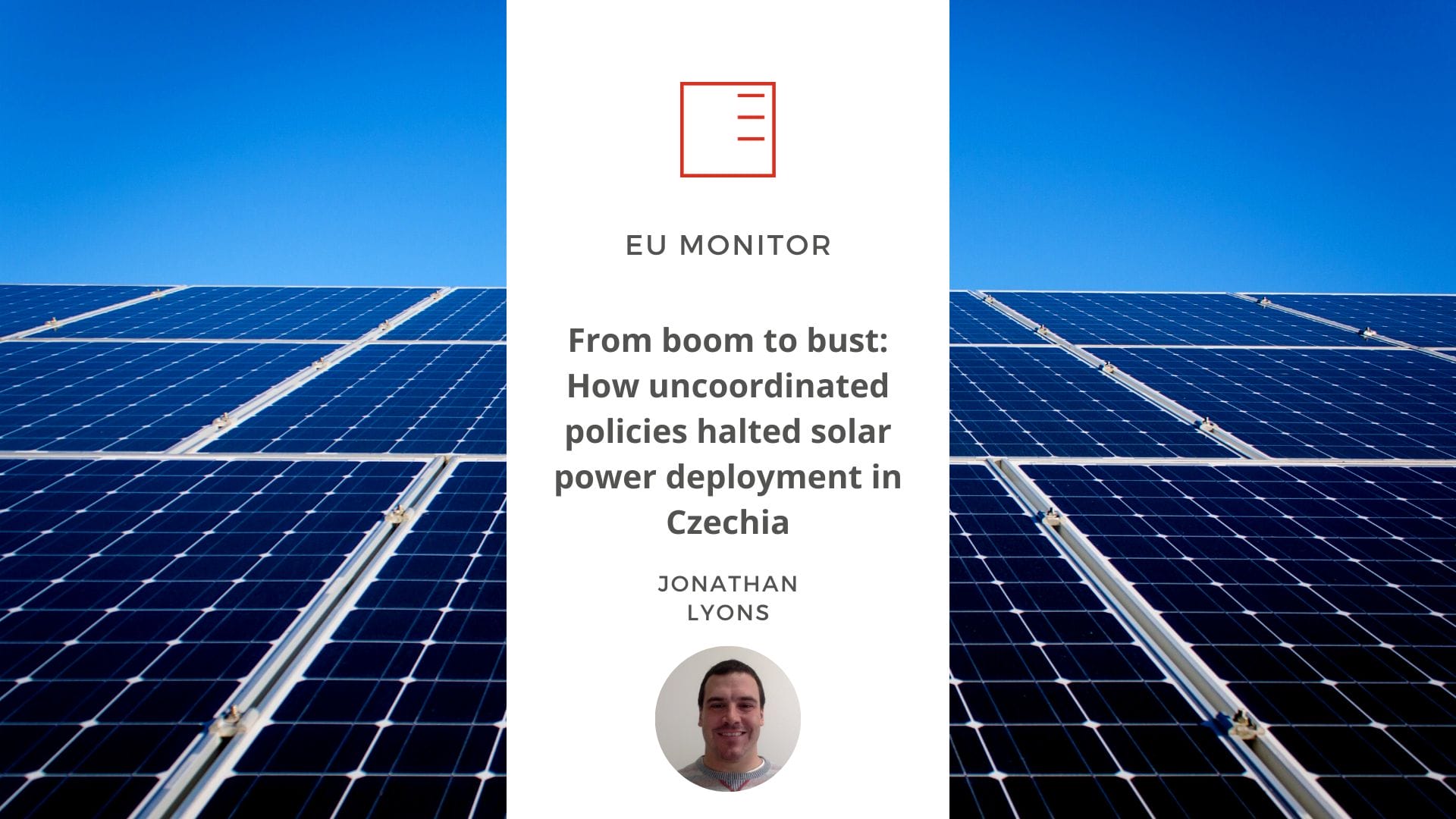 EU MONITOR | Od boomu ke krachu: Jak nekoordinované politiky zastavily zavádění solární energie v Česku