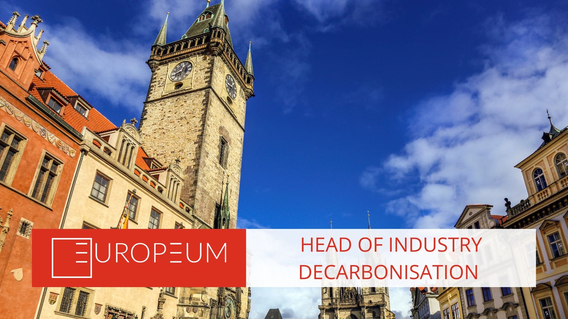 Call for applications for Head of Industry Decarbonisation