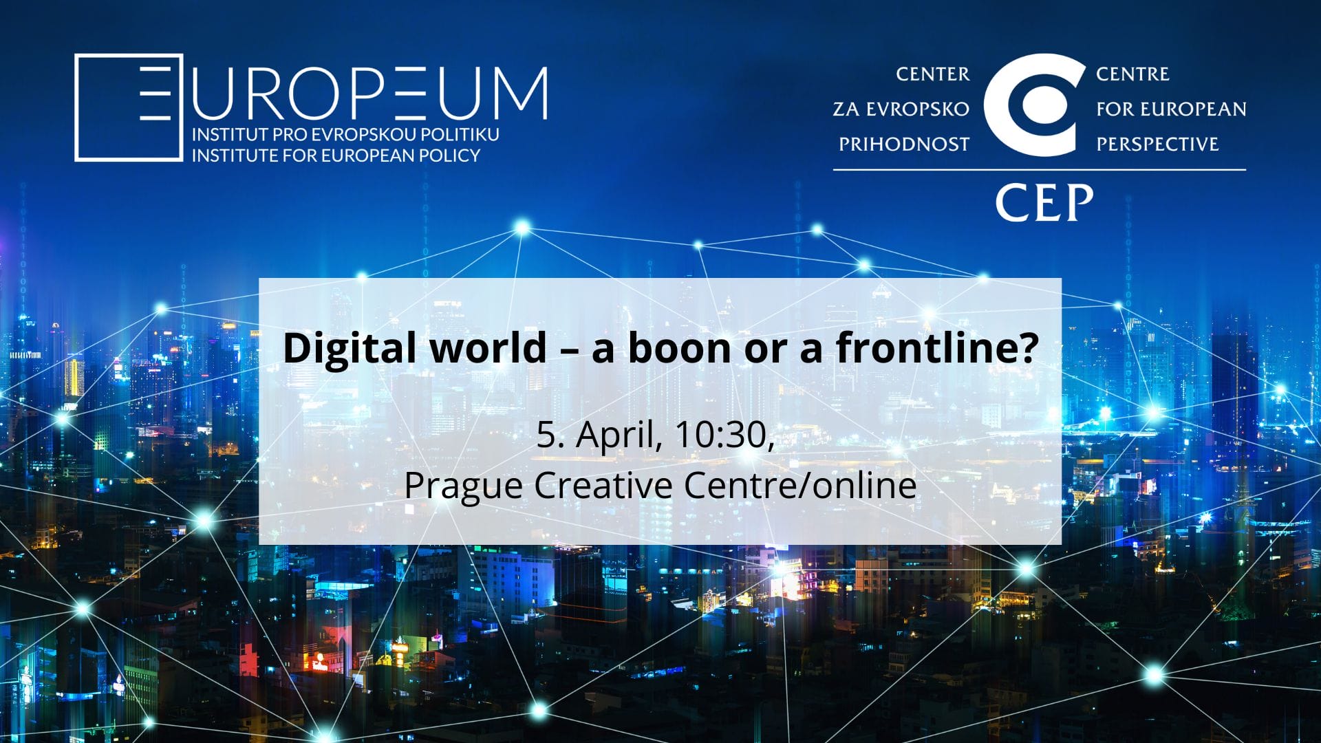 INVITATION: DIGITAL WORLD – A BOON OR A FRONTLINE?