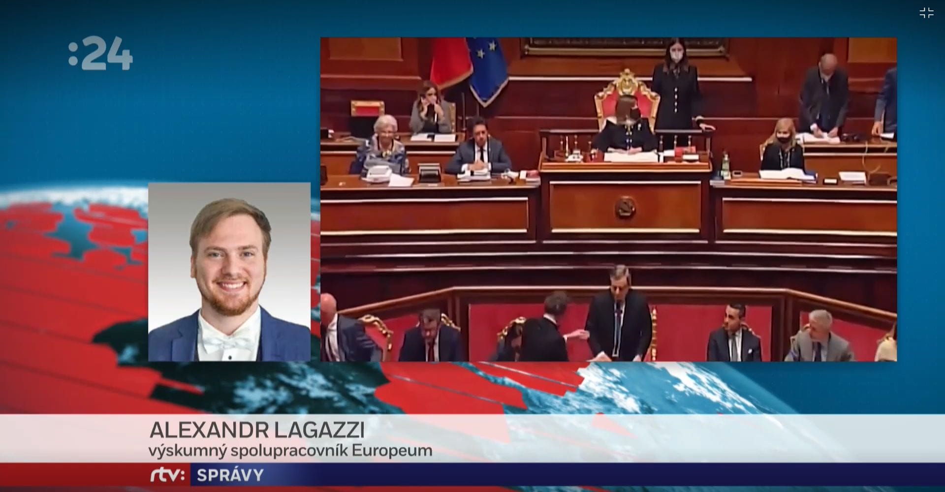 RTVS TV: Italy faces a government crisis. Today is the day of an important decision