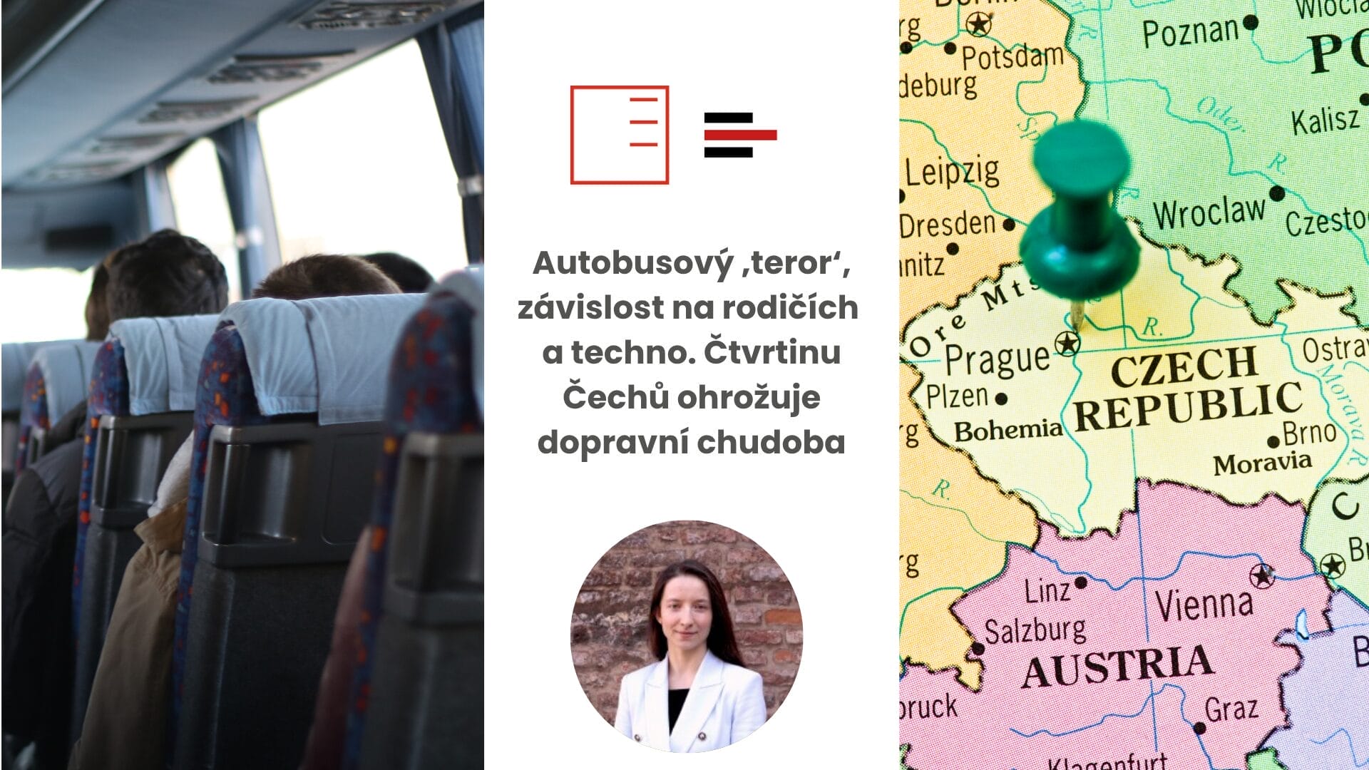 iRozhlas | Autobusový ‚teror‘, závislost na rodičích a techno. Čtvrtinu Čechů ohrožuje dopravní chudoba