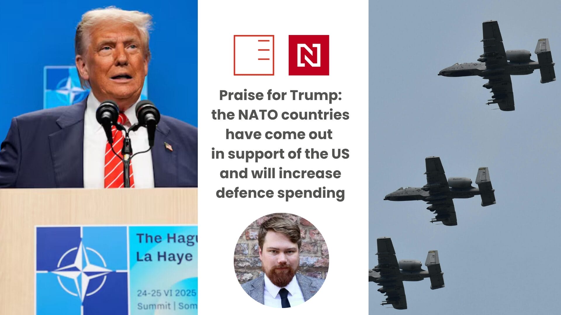 Deník N | Praise for Trump: the NATO countries have come out in support of the US and will increase defence spending