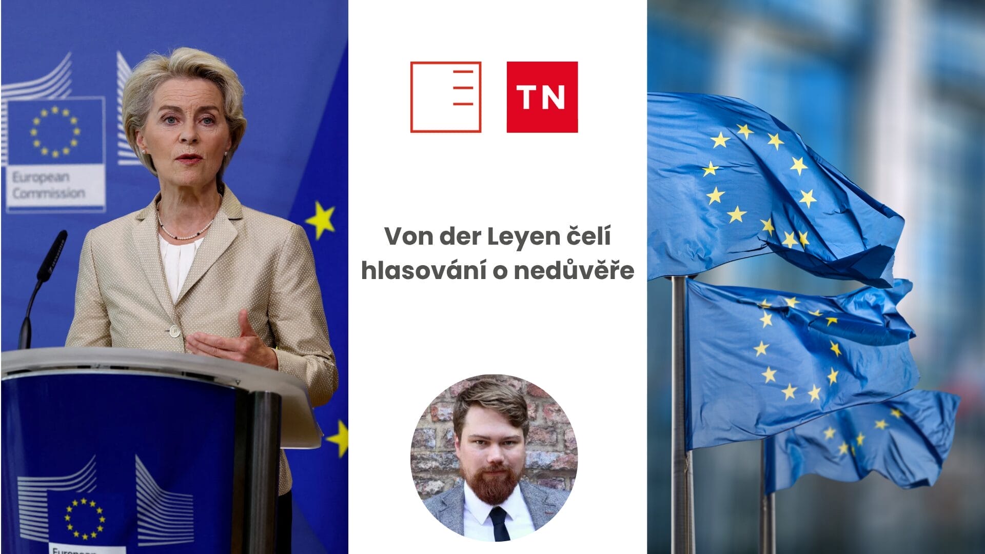 TN Live | Von der Leyen čelí hlasování o nedůvěře