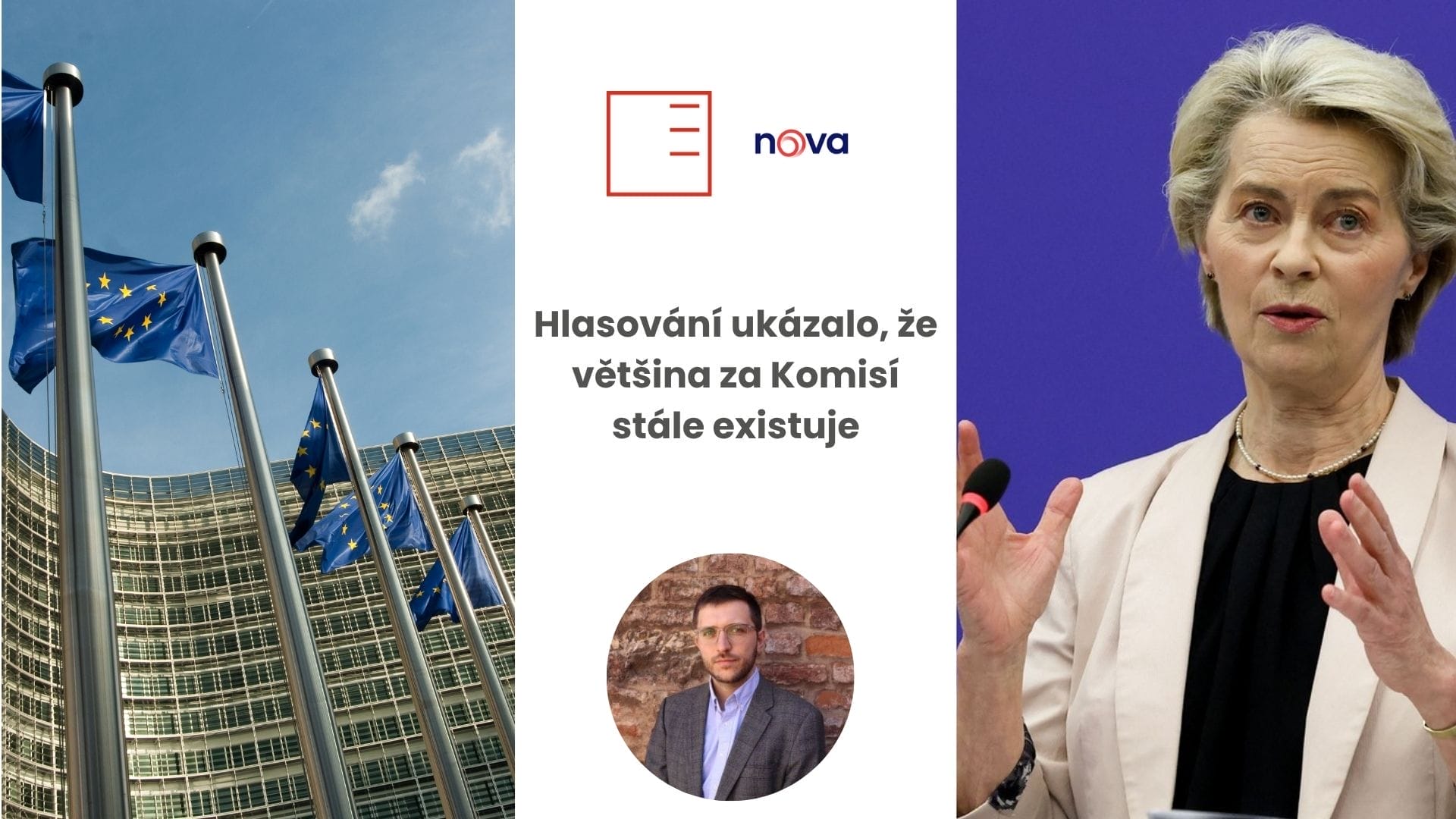 TV Nova | Hlasování ukázalo, že většina za Komisí stále existuje
