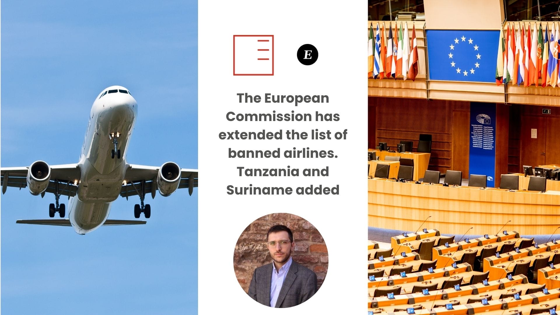 Ekonomický deník | The European Commission has expanded the list of banned airlines. Tanzania and Suriname have been added