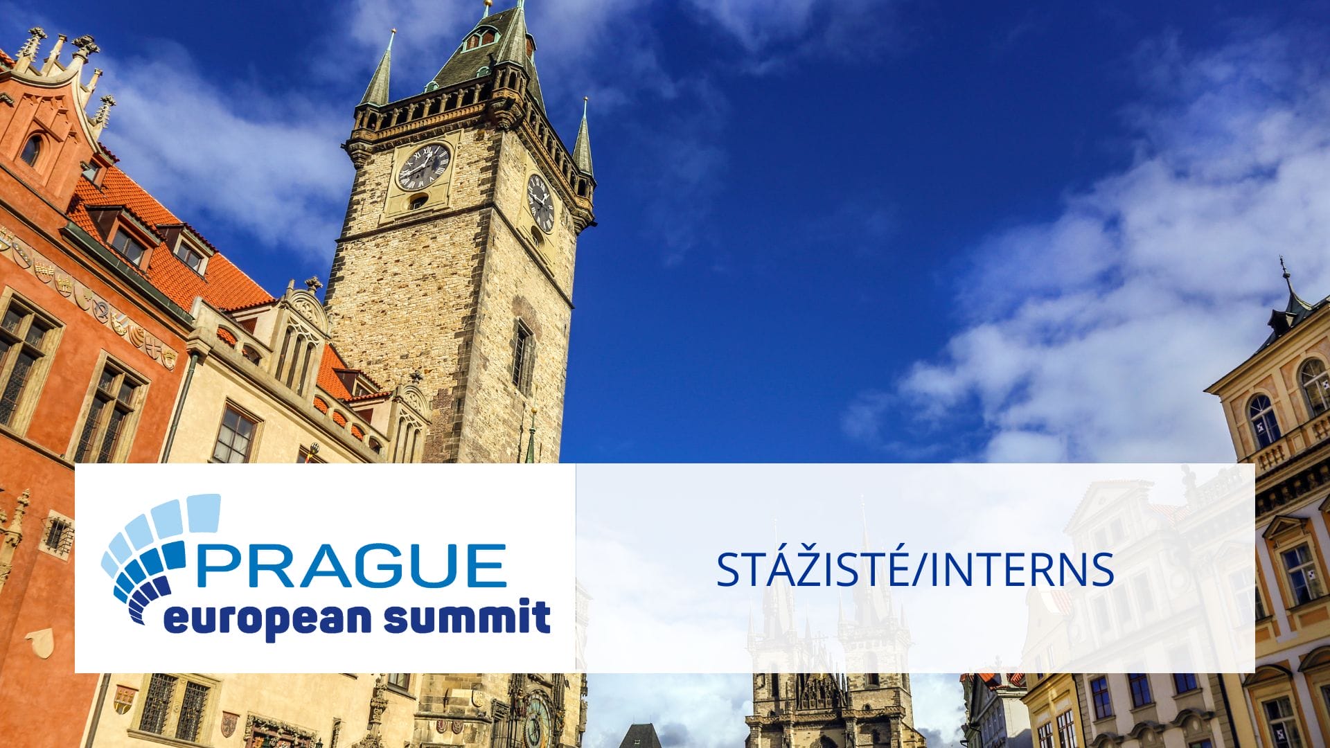 CALL FOR APPLICATIONS- internships at Prague European Summit 2024