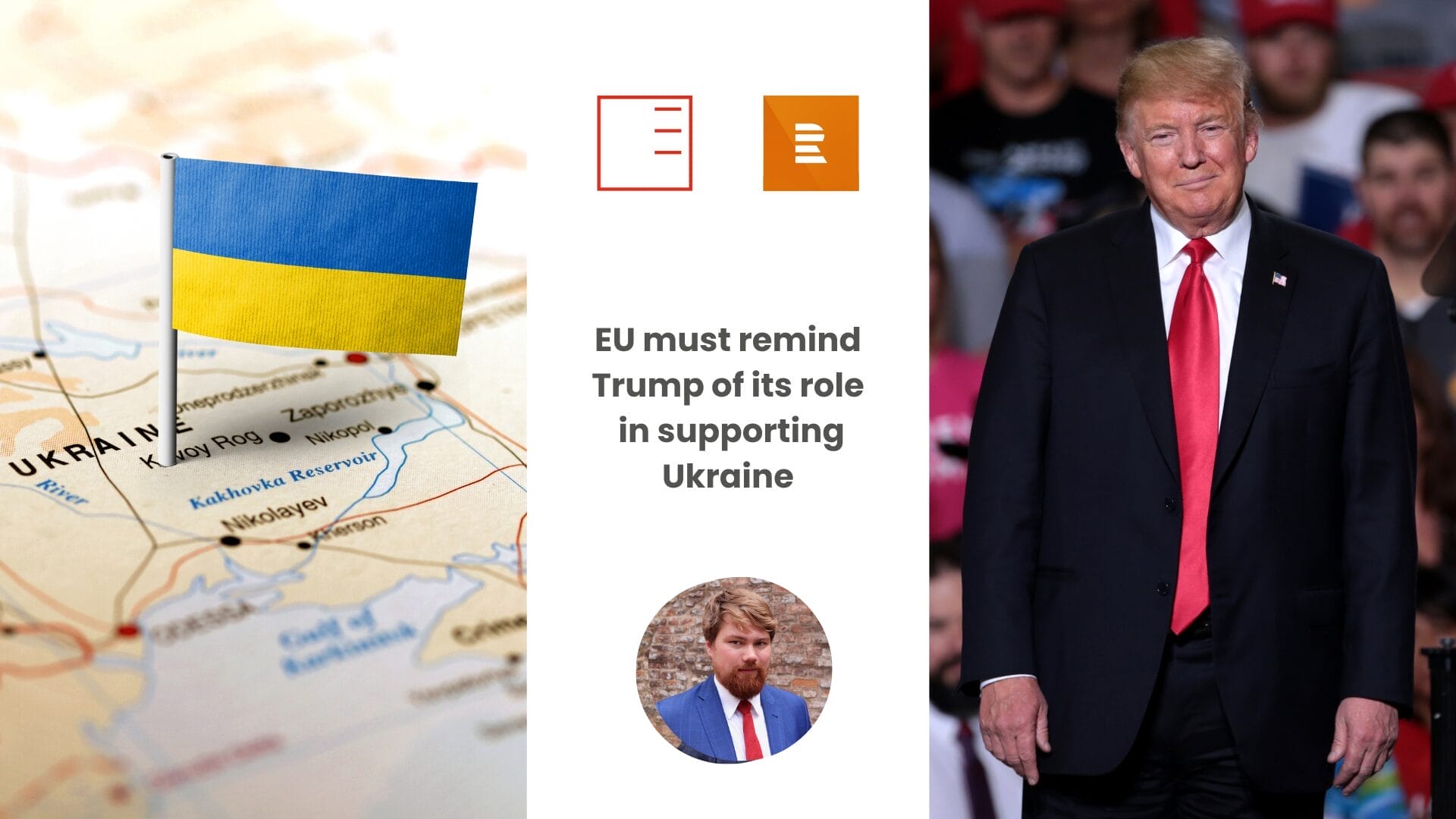 ČRo Plus | EU must remind Trump of its role in supporting Ukraine