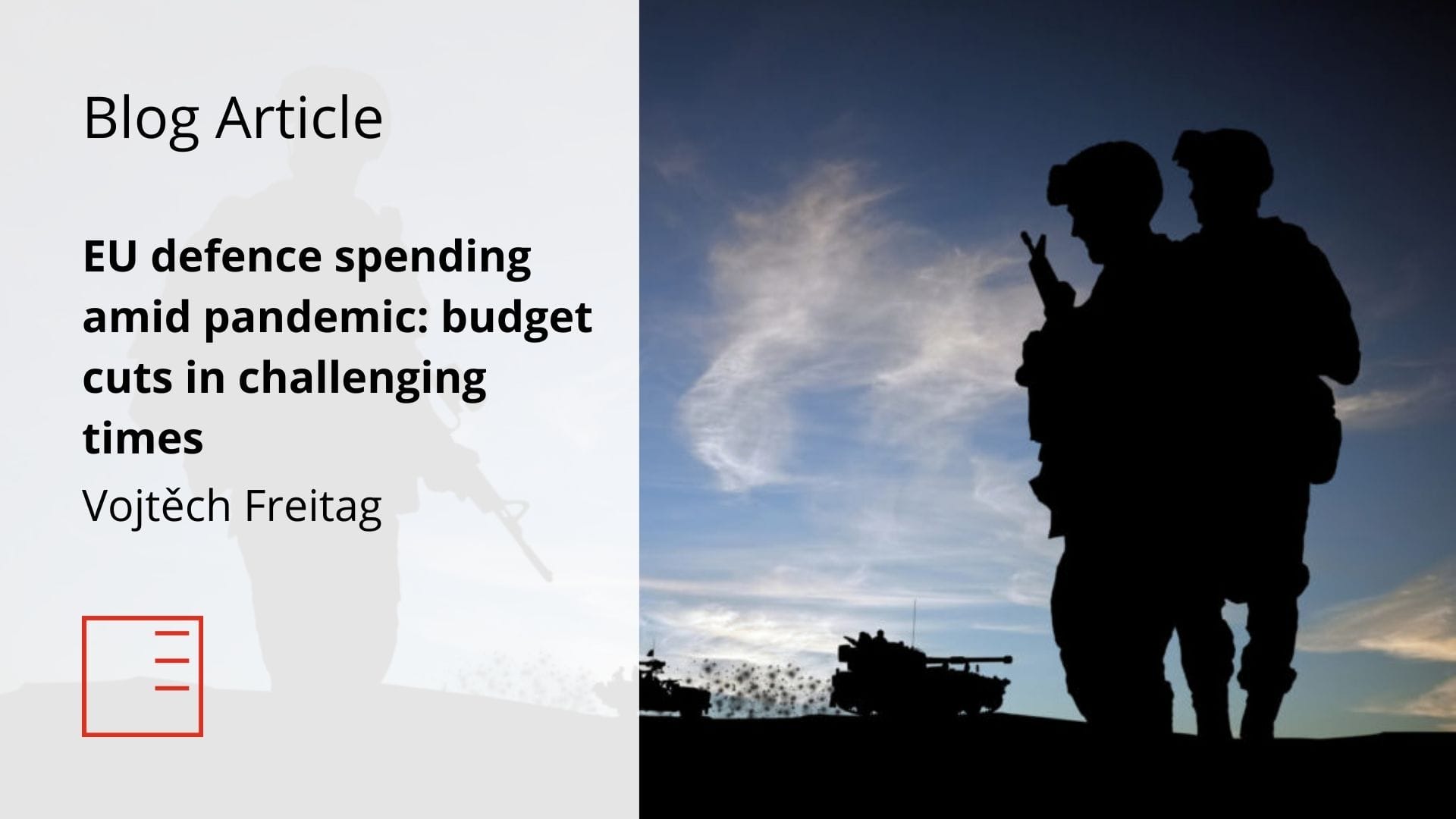 EU defence spending amid pandemic: budget cuts in challenging times