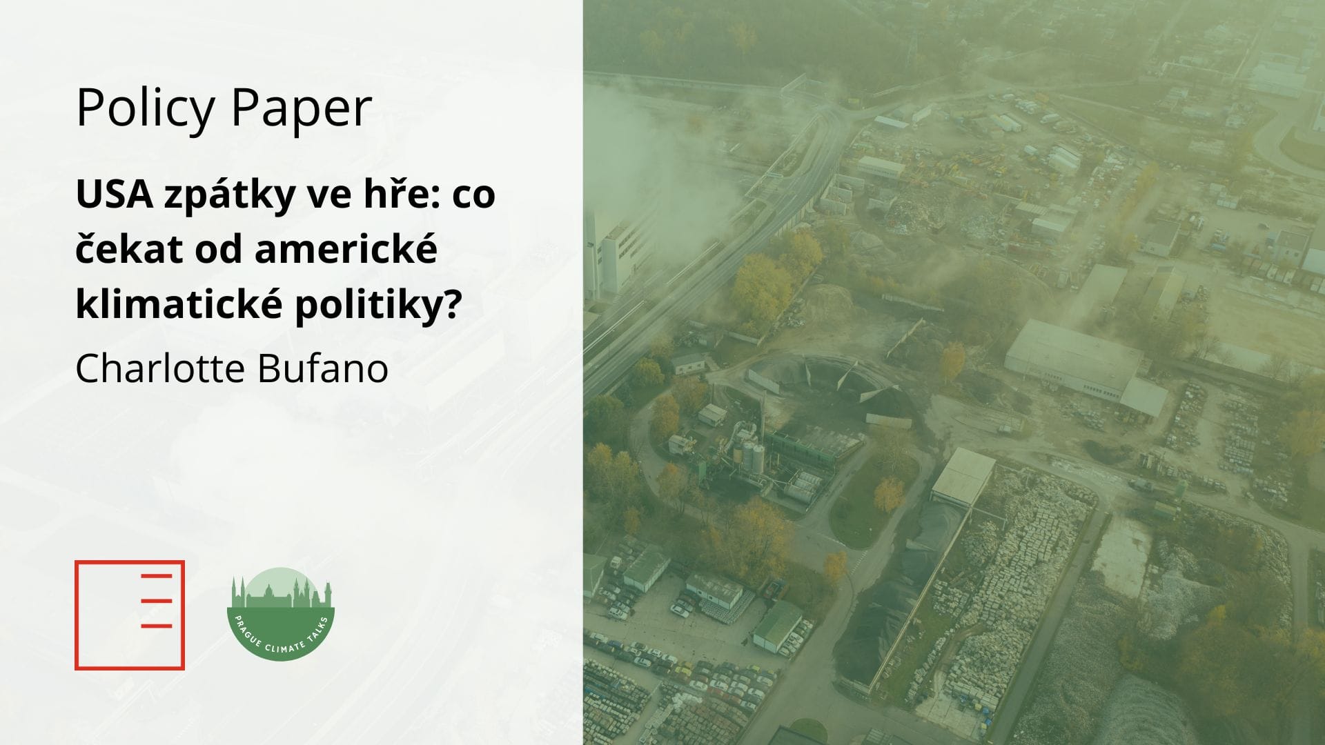 USA zpátky ve hře: co čekat od americké klimatické politiky?