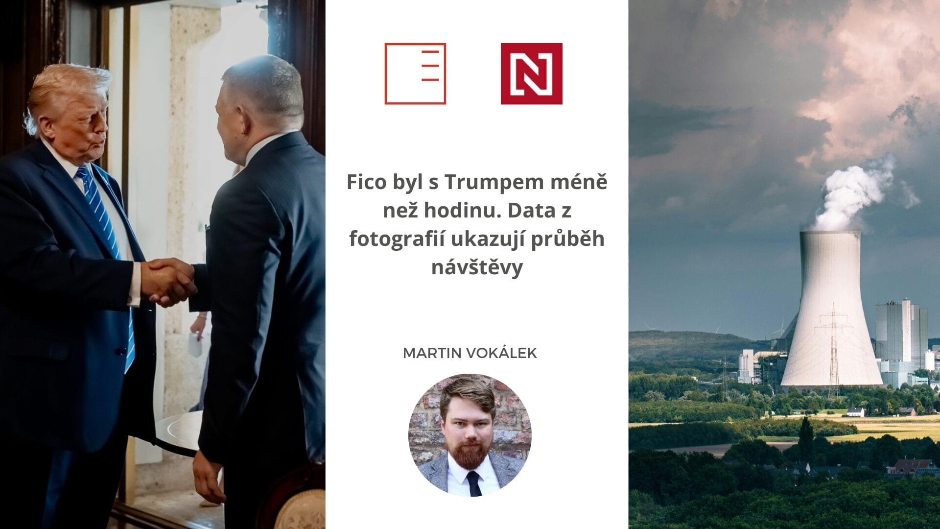 Deník N | Fico byl s Trumpem méně než hodinu. Data z fotografií ukazují průběh návštěvy