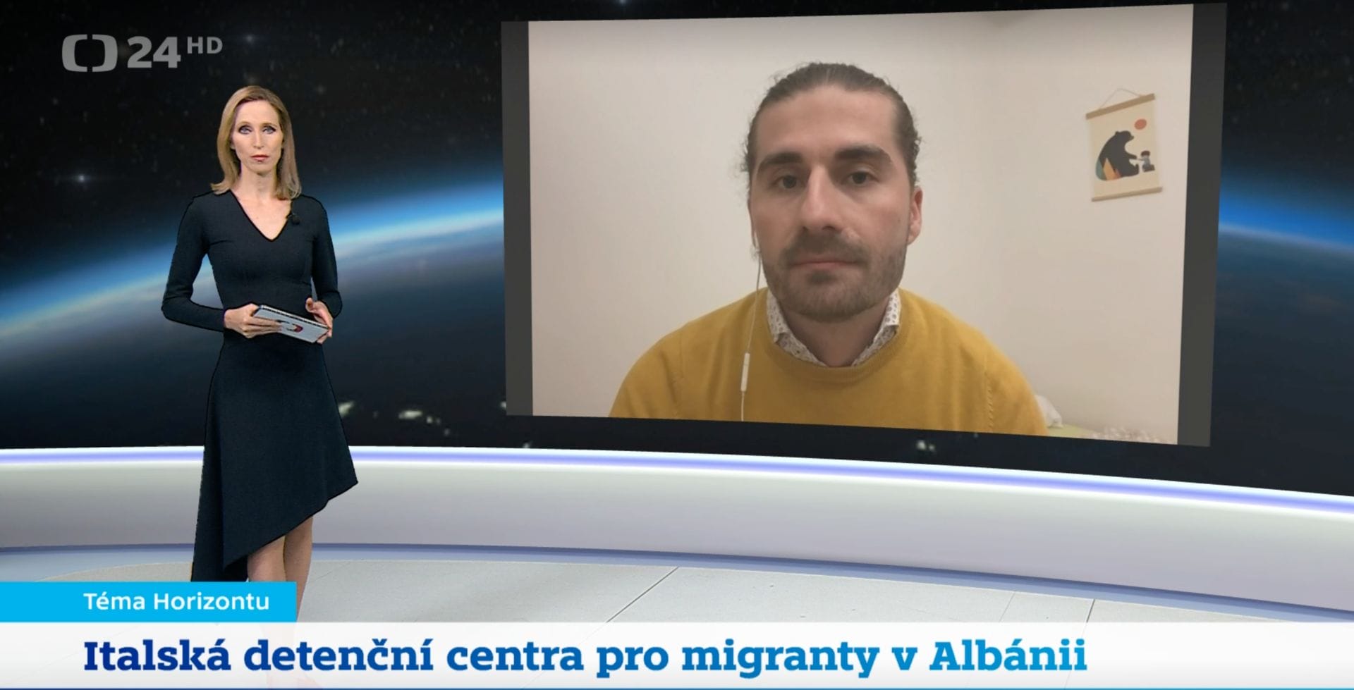 Horizont ČT24 | Immigration centre in Albania