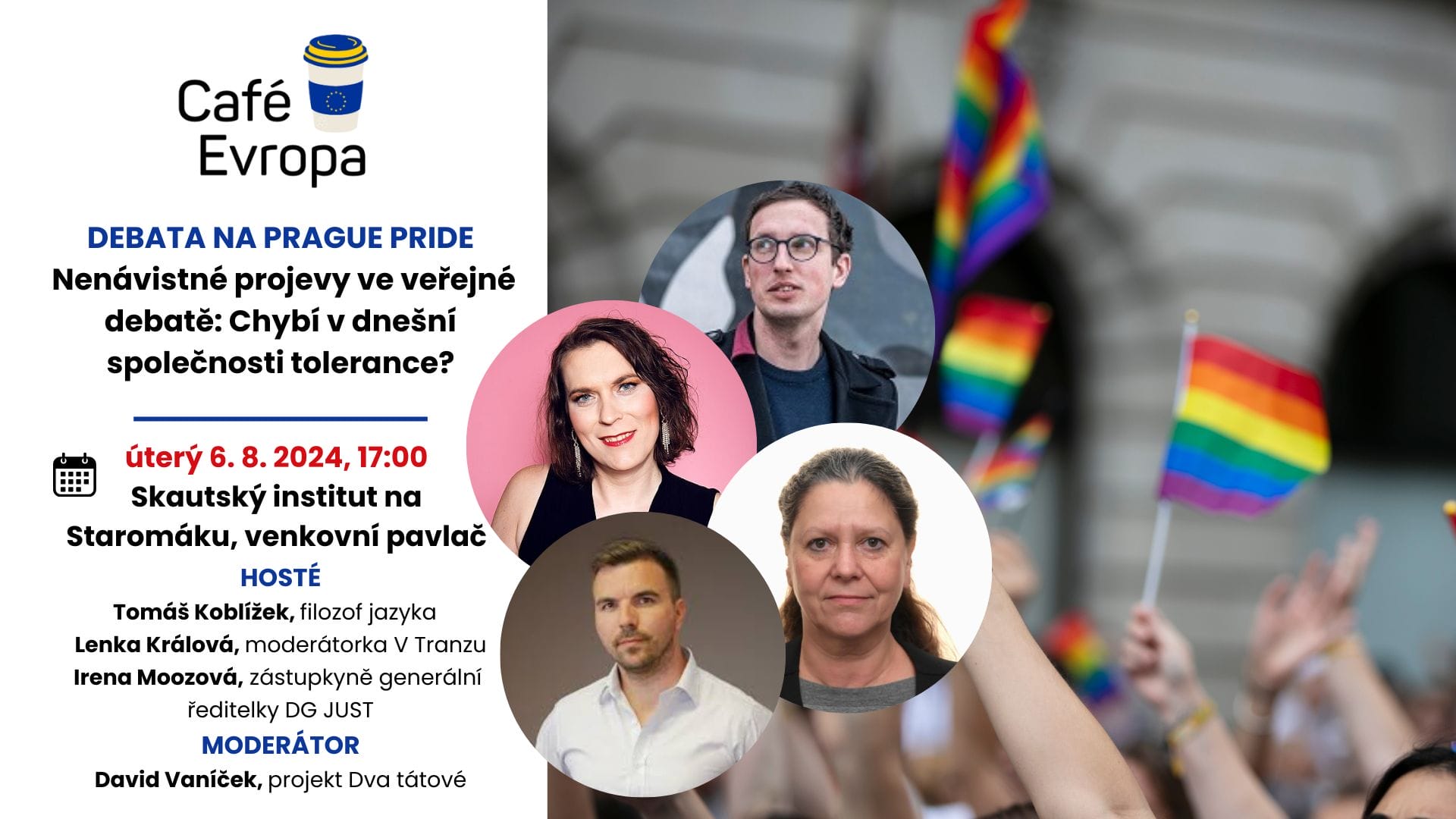 Café Evropa | Prague Pride: Is there a lack of tolerance in today's society?