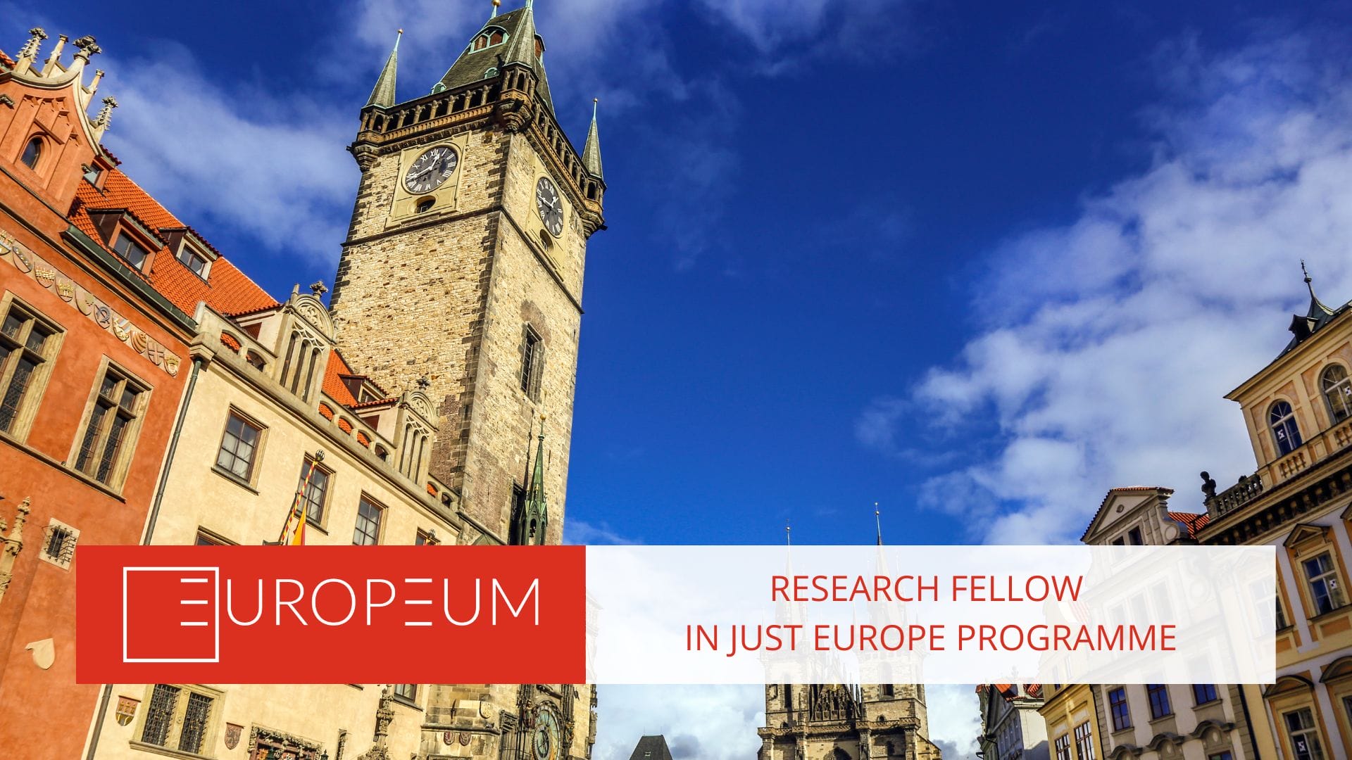 Výběrové řízení: Research Fellow in Just Europe Programme