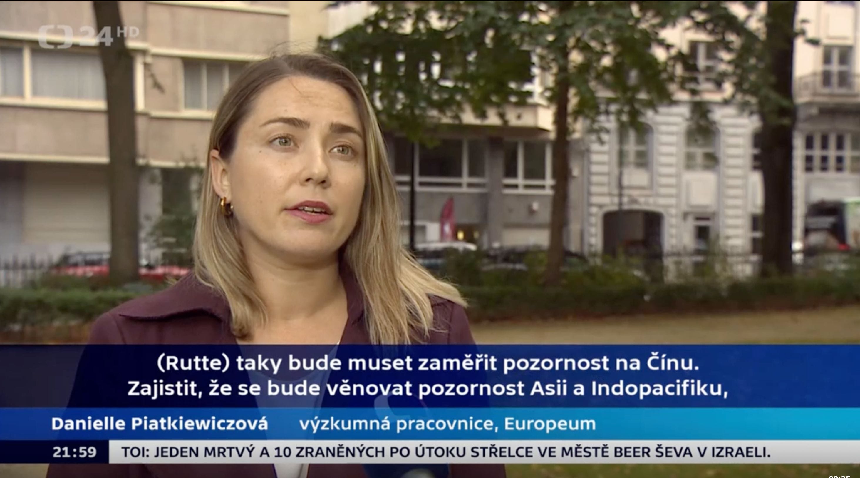 ČT24 | New Secretary General Rutte assures Ukraine of NATO support