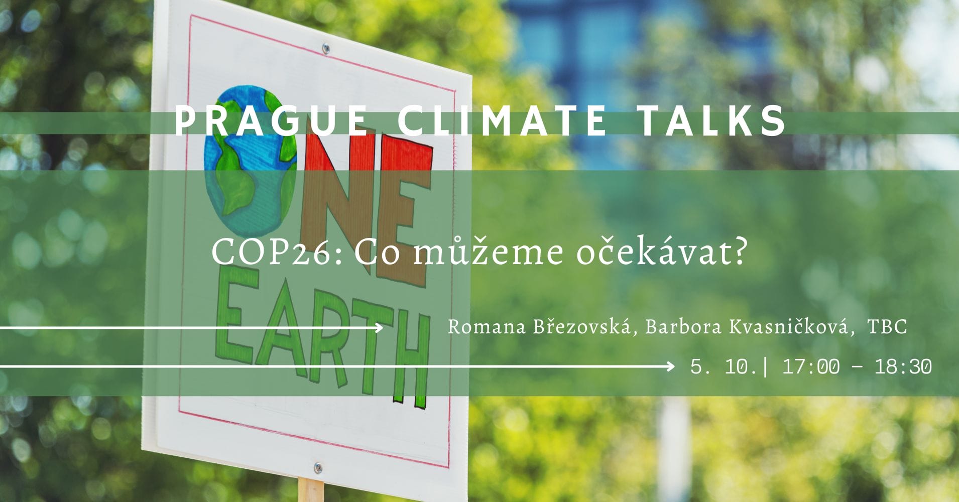 POZVÁNKA: Prague Climate Talks: COP26: Co můžeme očekávat?