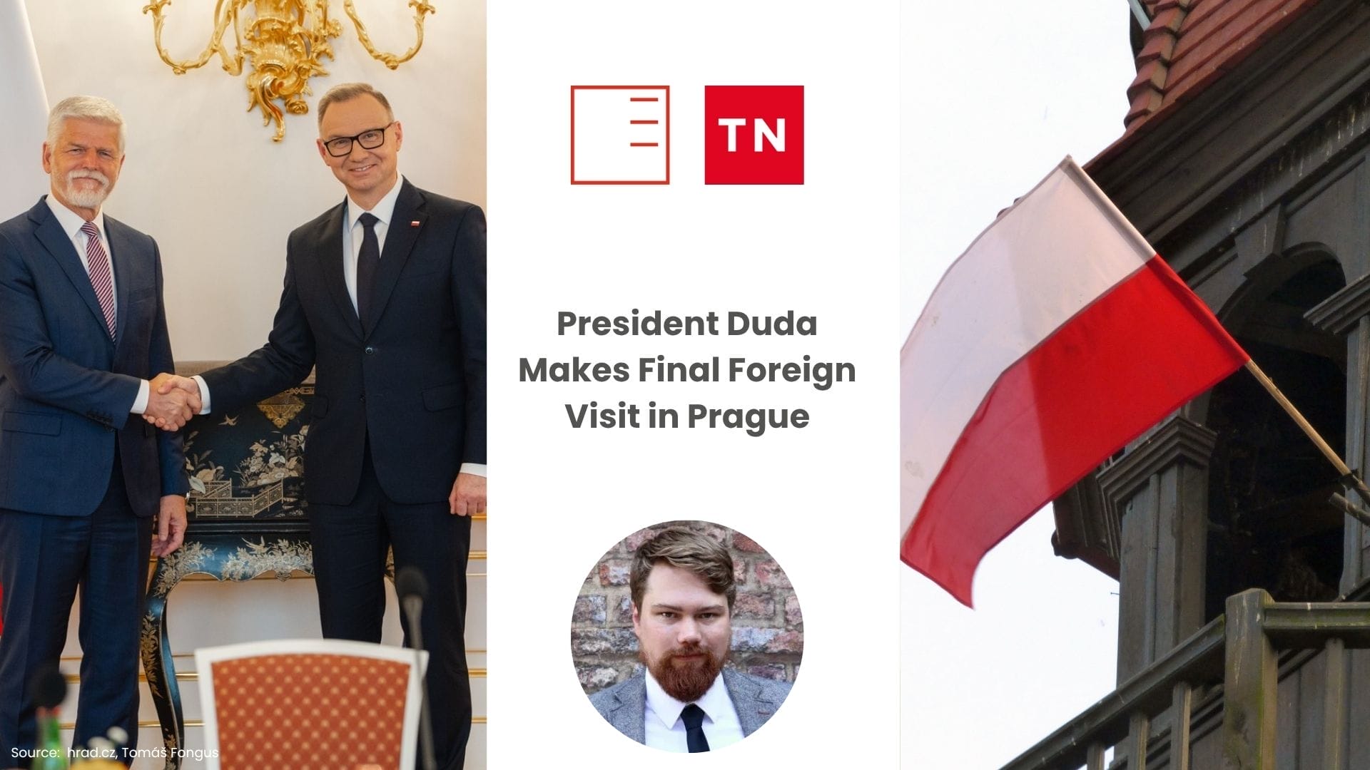 TN Live | President Duda Makes Final Foreign Visit in Prague