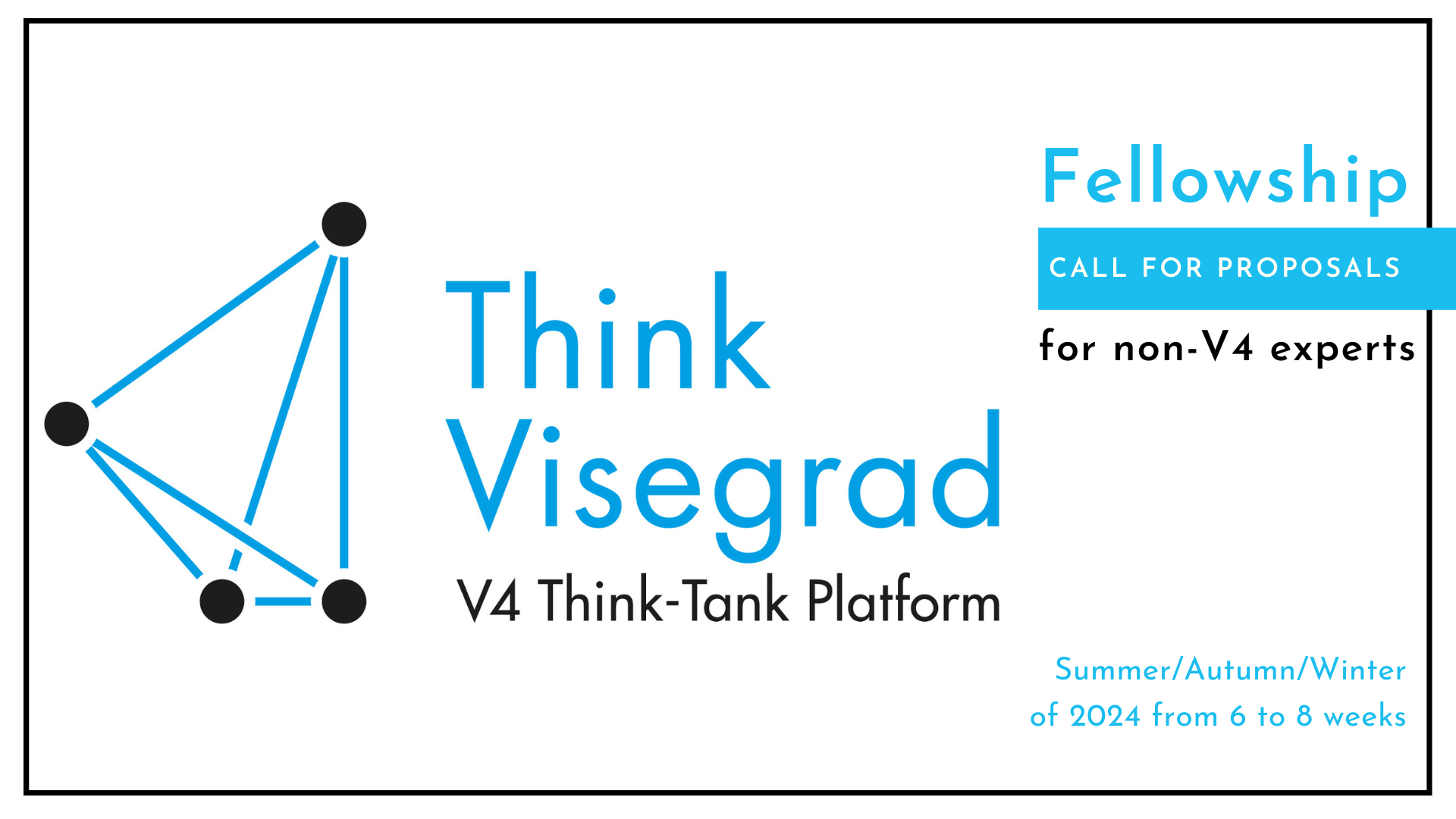 Think Visegrad Fellowship offer: Call for proposals 2024