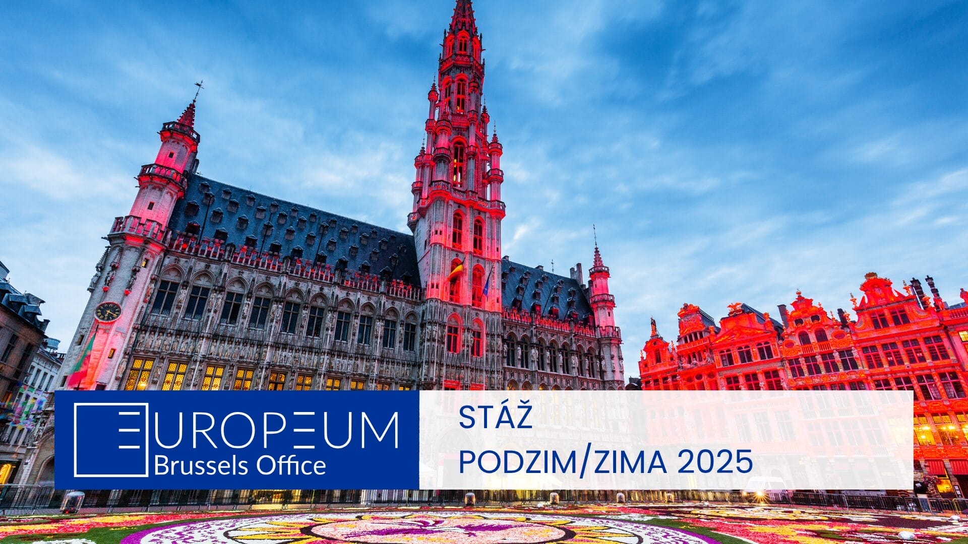 Stáž v bruselské kanceláři Institutu EUROPEUM (podzim/zima 2025)