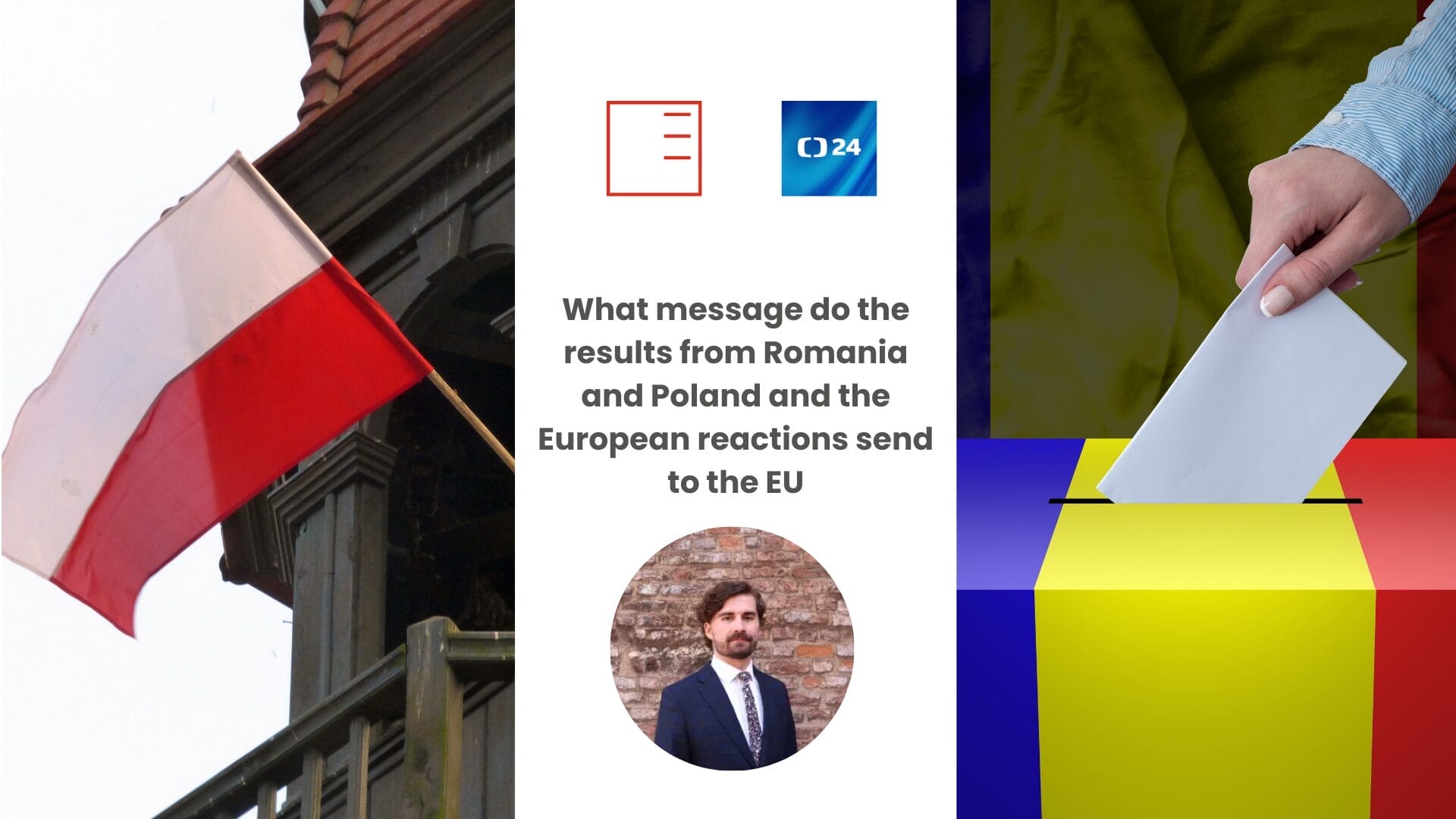 ČT24 | What message do the results from Romania and Poland and the European reactions send to the EU