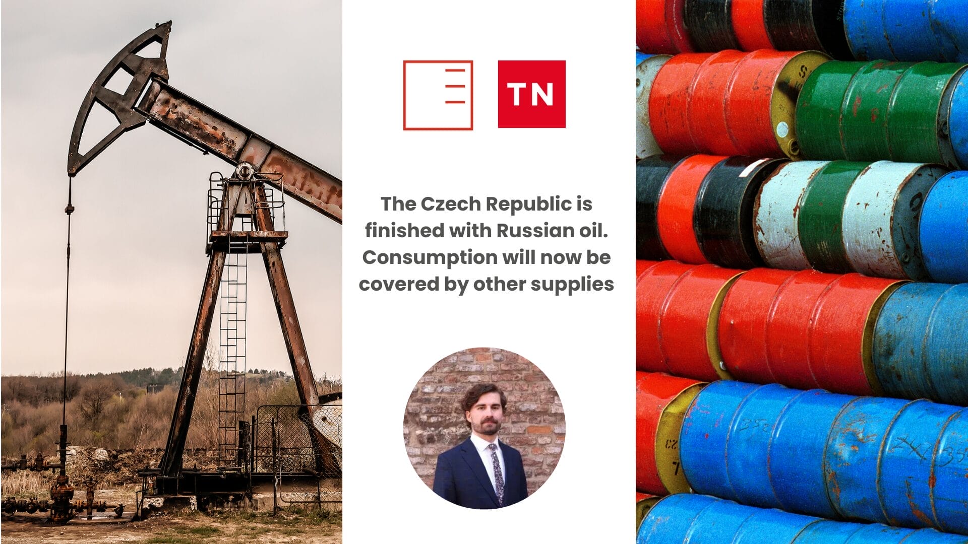 TN Live | The Czech Republic is finished with Russian oil. Consumption will now be covered by other supplies