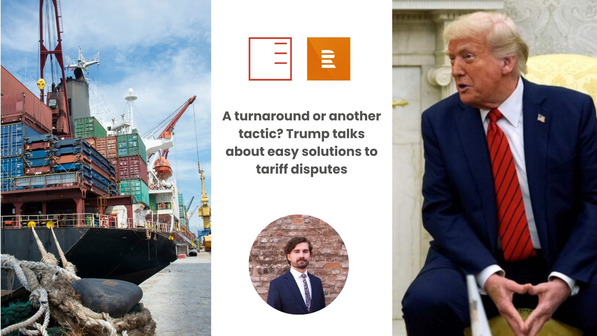 ČRo Plus | A turnaround or another tactic? Trump talks about easy solutions to tariff disputes