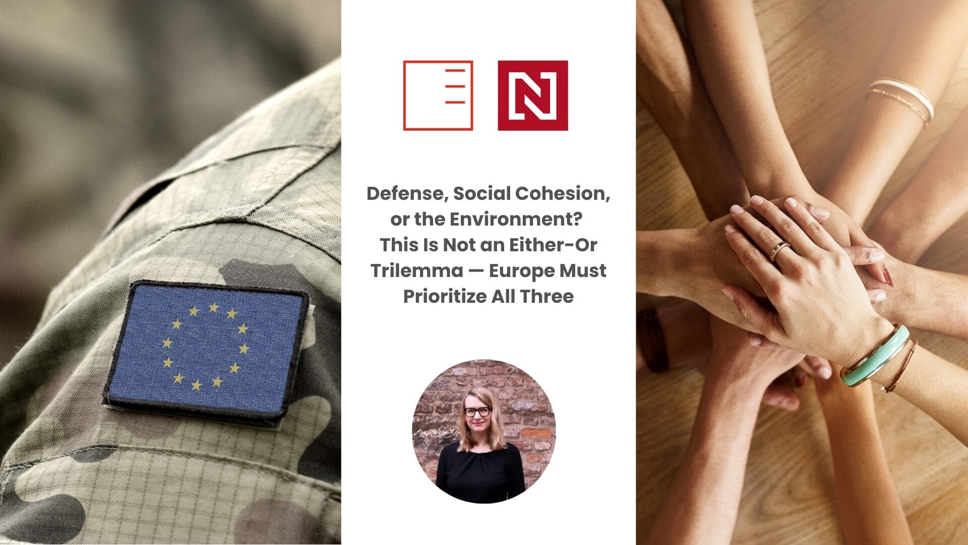 Deník N | Defense, Social Cohesion, or the Environment? This Is Not an Either-Or Trilemma — Europe Must Prioritize All Three