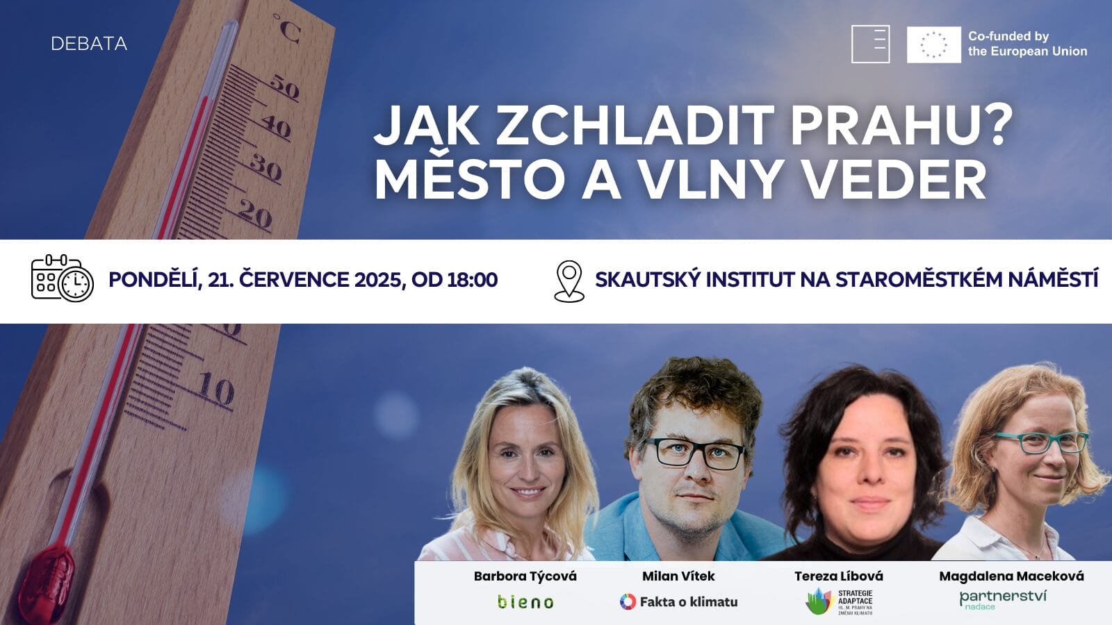 DEBATE | How to cool down Prague? The City and Heatwaves