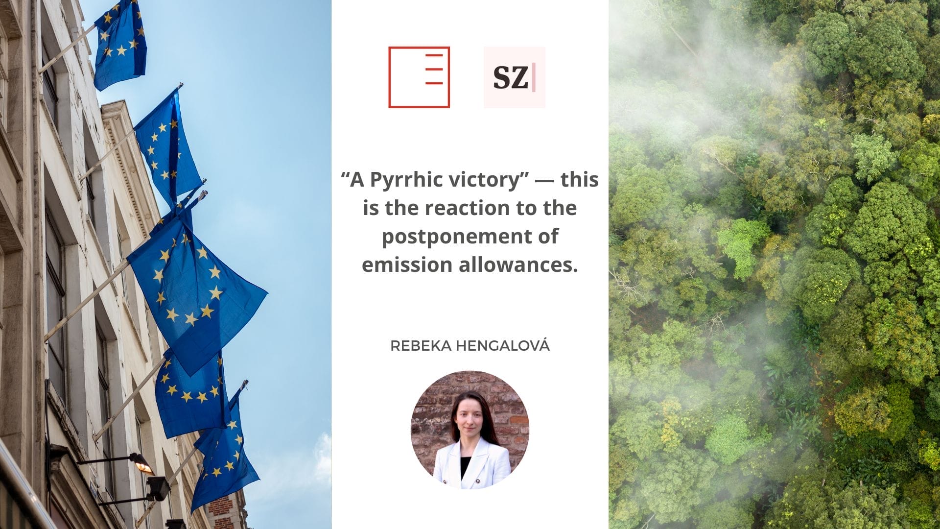 Seznam Zprávy | “A Pyrrhic victory” — this is the reaction to the postponement of emission allowances.