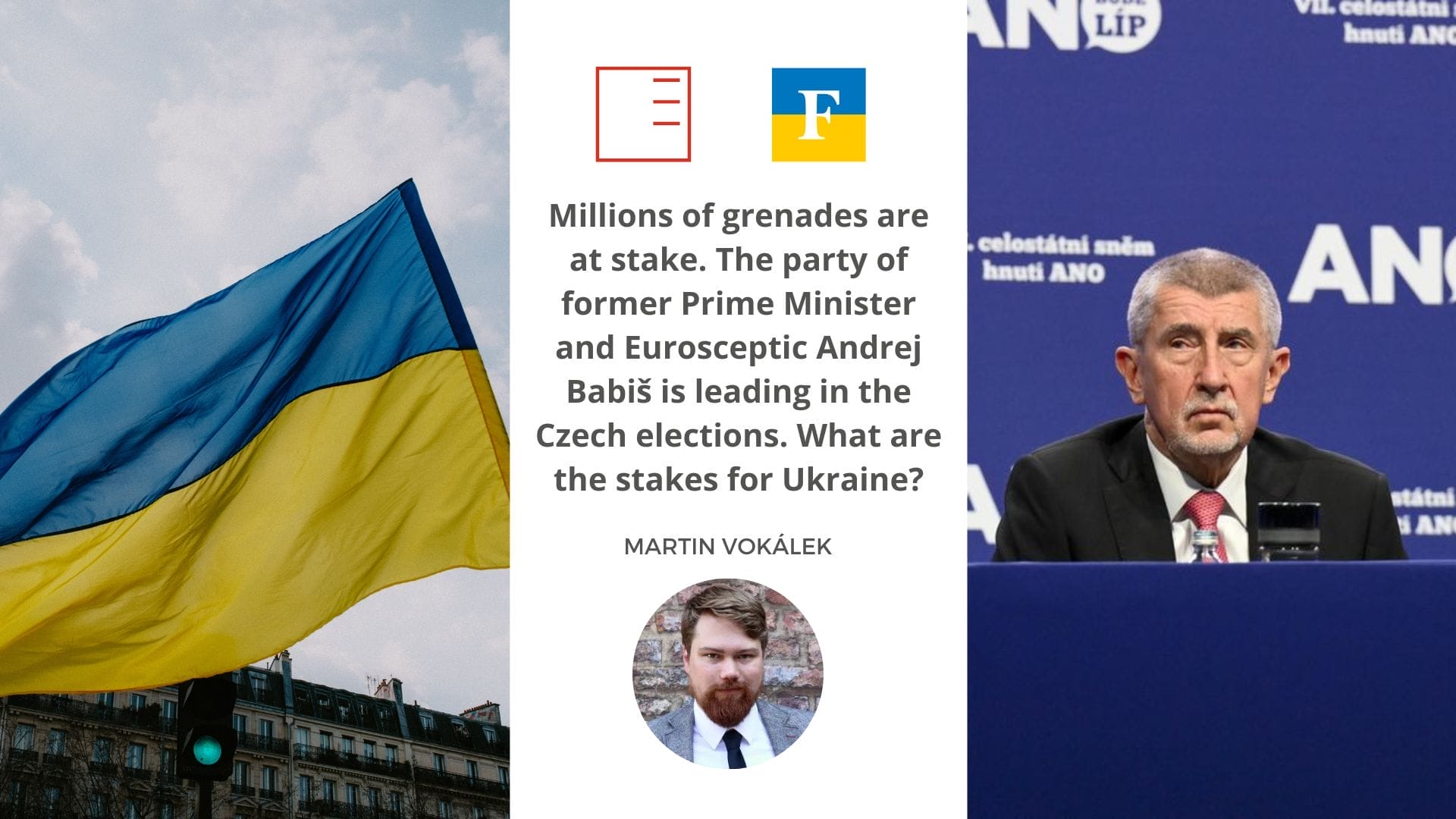 Forbes Ukraine | Millions of grenades are at stake. The party of former Prime Minister and Eurosceptic Andrej Babiš is leading in the Czech elections. What are the stakes for Ukraine?