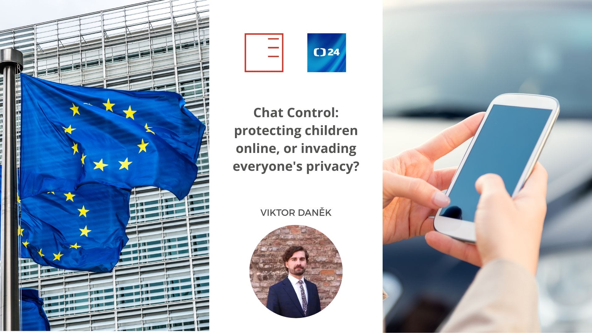 Newsroom ČT24 | Chat Control: protecting children online, or invading everyone's privacy?