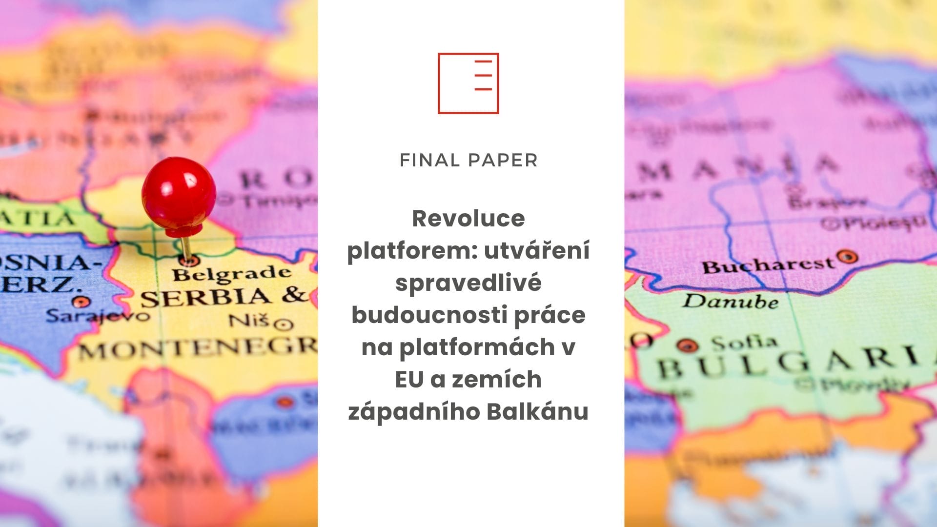 Final report | Revoluce platforem: utváření spravedlivé budoucnosti práce na platformách v EU a zemích západního Balkánu