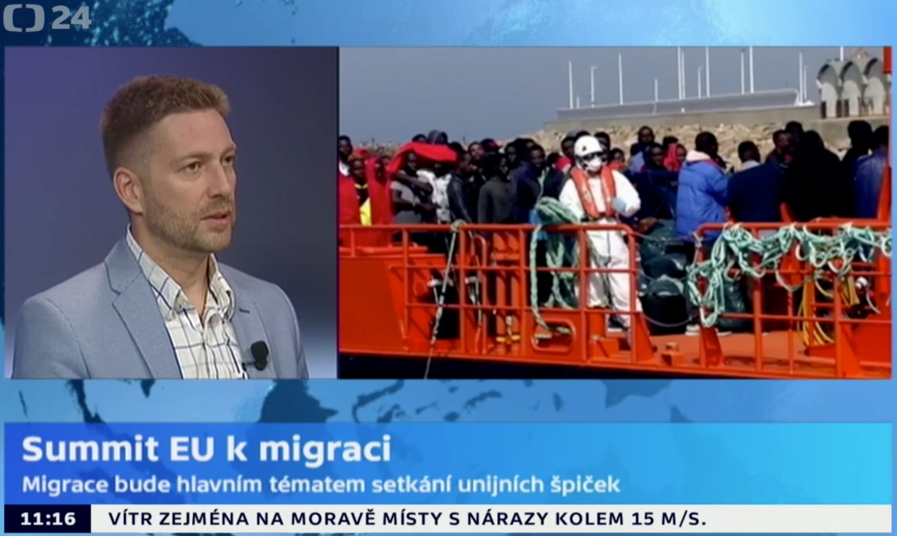 ČT24: Summit EU o migraci