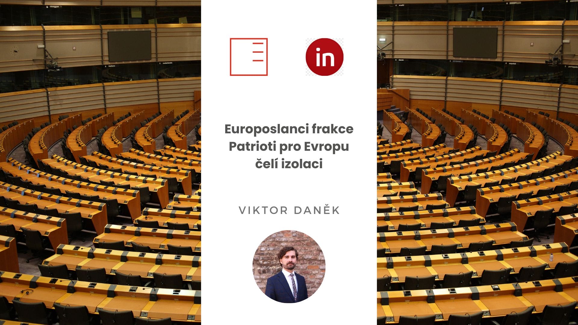 Novinky.cz | MEPs of the Patriots for Europe group face isolation