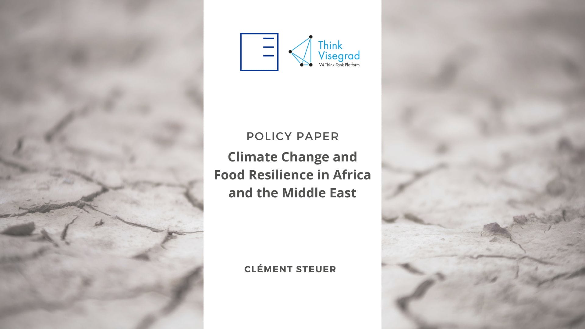 Policy Paper | Climate Change and Food Resilience in Africa and the Middle East