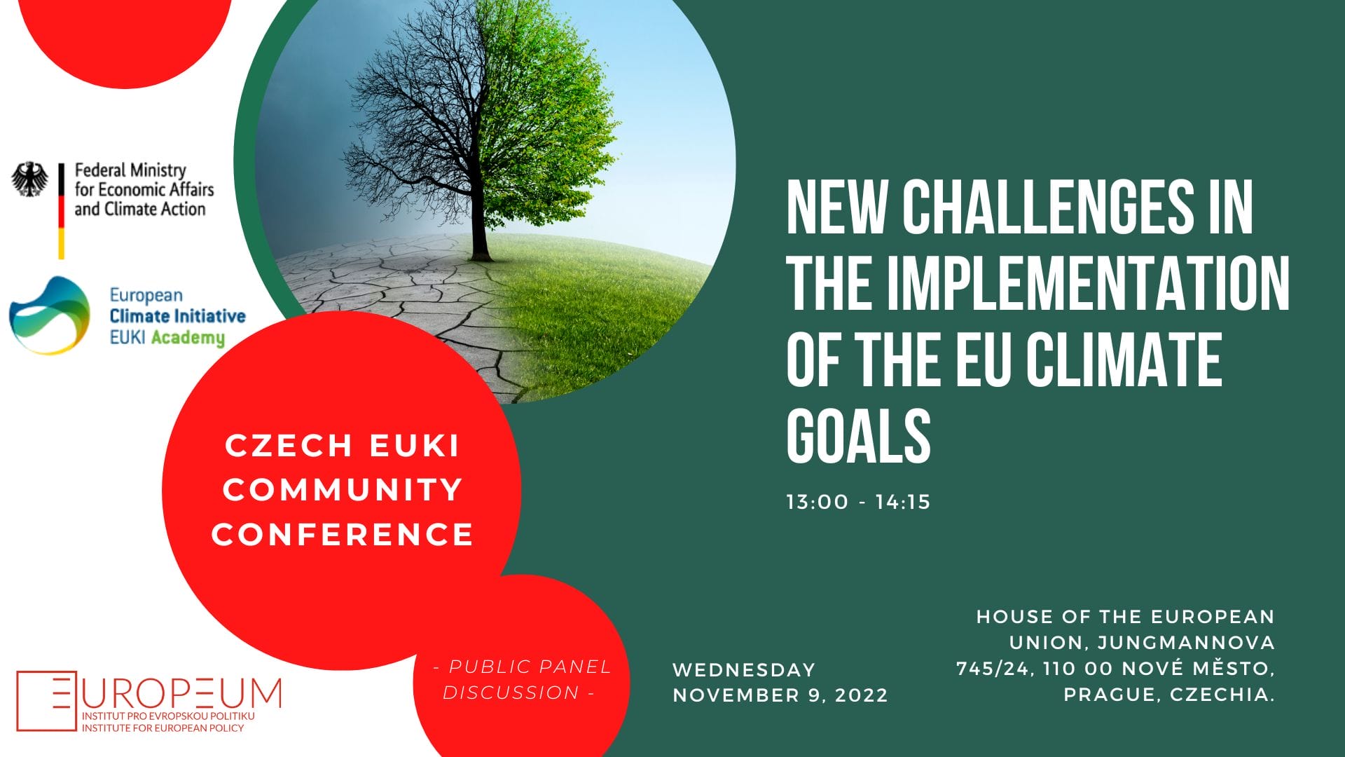 INVITATION | New Challenges in the Implementation of the EU Climate Goals | Czech EUKI Community Conference