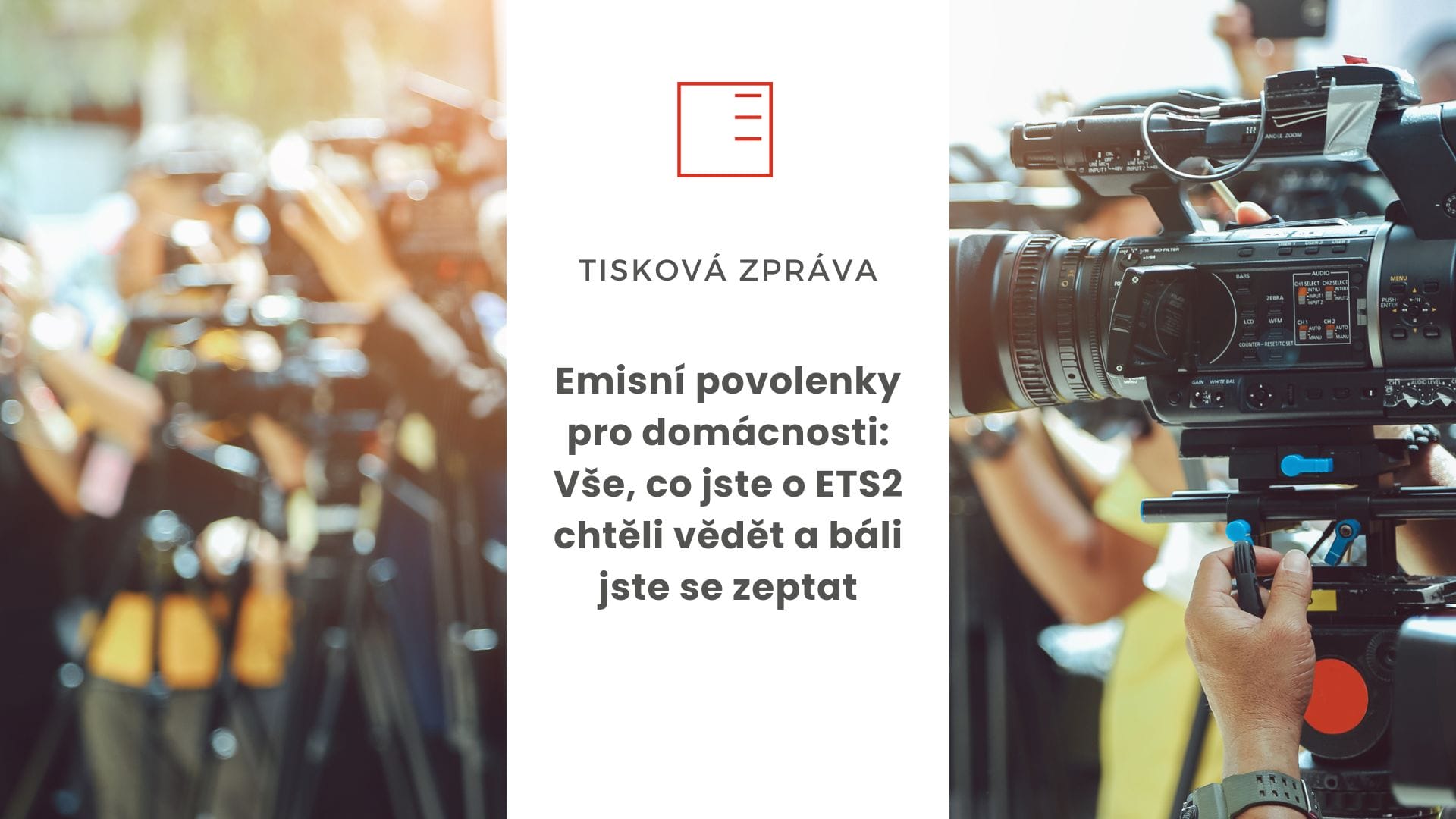 Tisková zpráva | Emisní povolenky pro domácnosti: Vše, co jste o ETS2 chtěli vědět a báli jste se zeptat