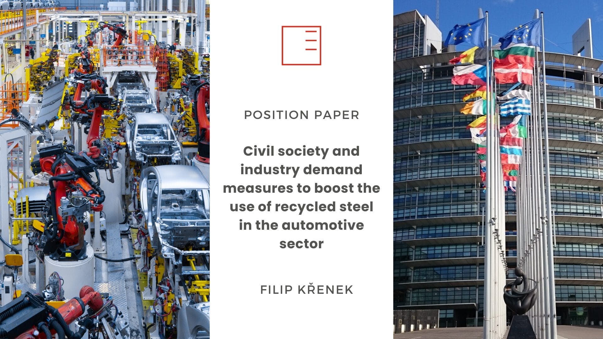 Position Paper | Civil society and industry demand measures to boost the use of recycled steel in the automotive sector