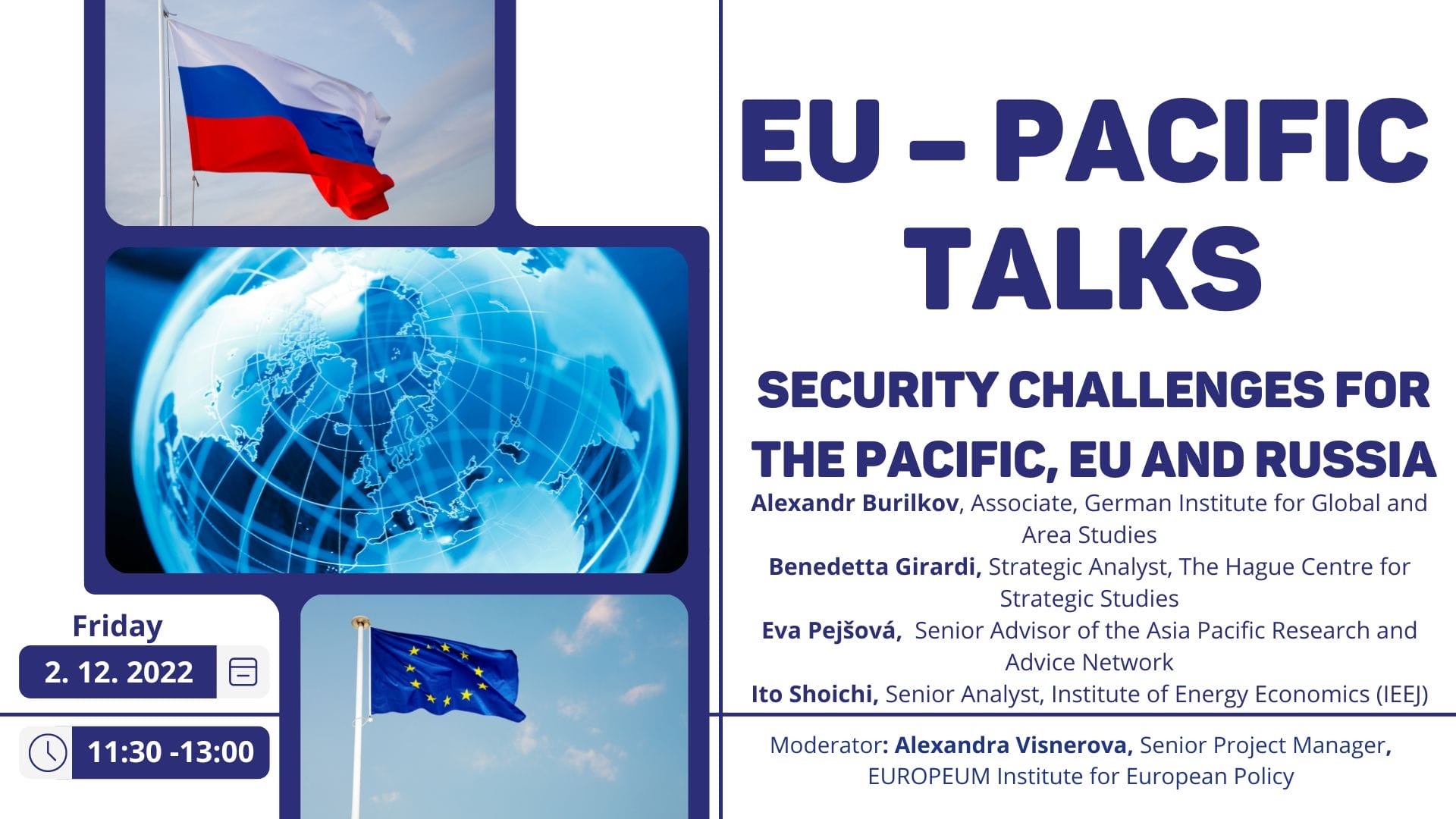 POZVÁNKA | Pacific Talks: Security Challenges for the Pacific, EU and Russia