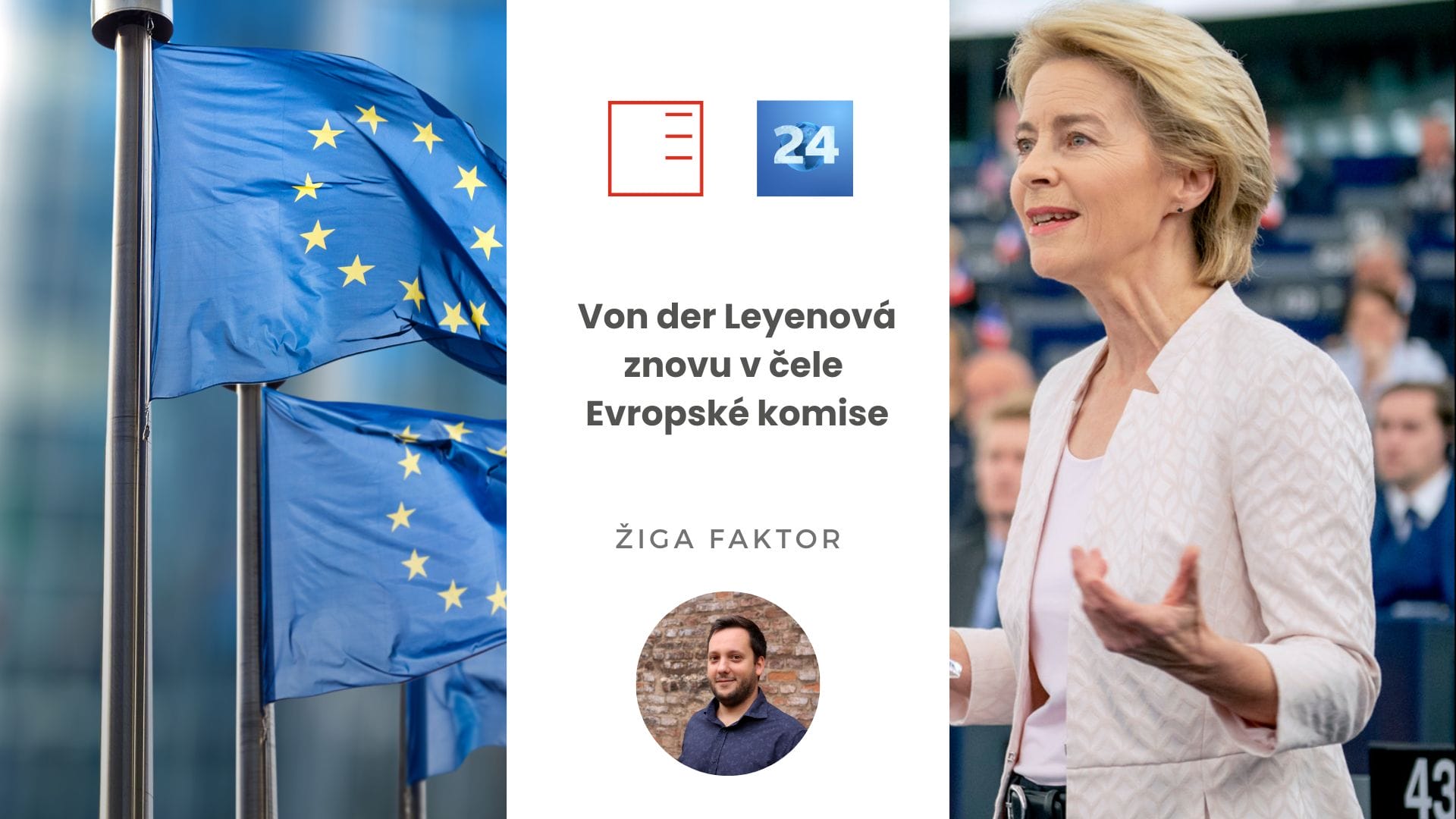 ČT24 | Von der Leyen re-elected as president of the European Commission