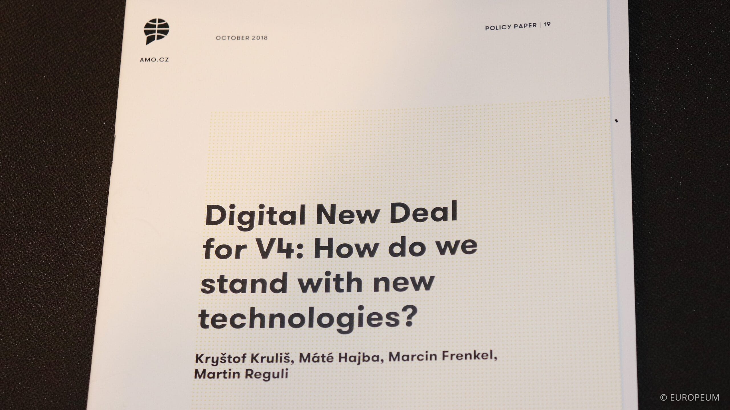 REPORT: A New Deal for Emerging Technologies: Where will the money come from in the new MFF?