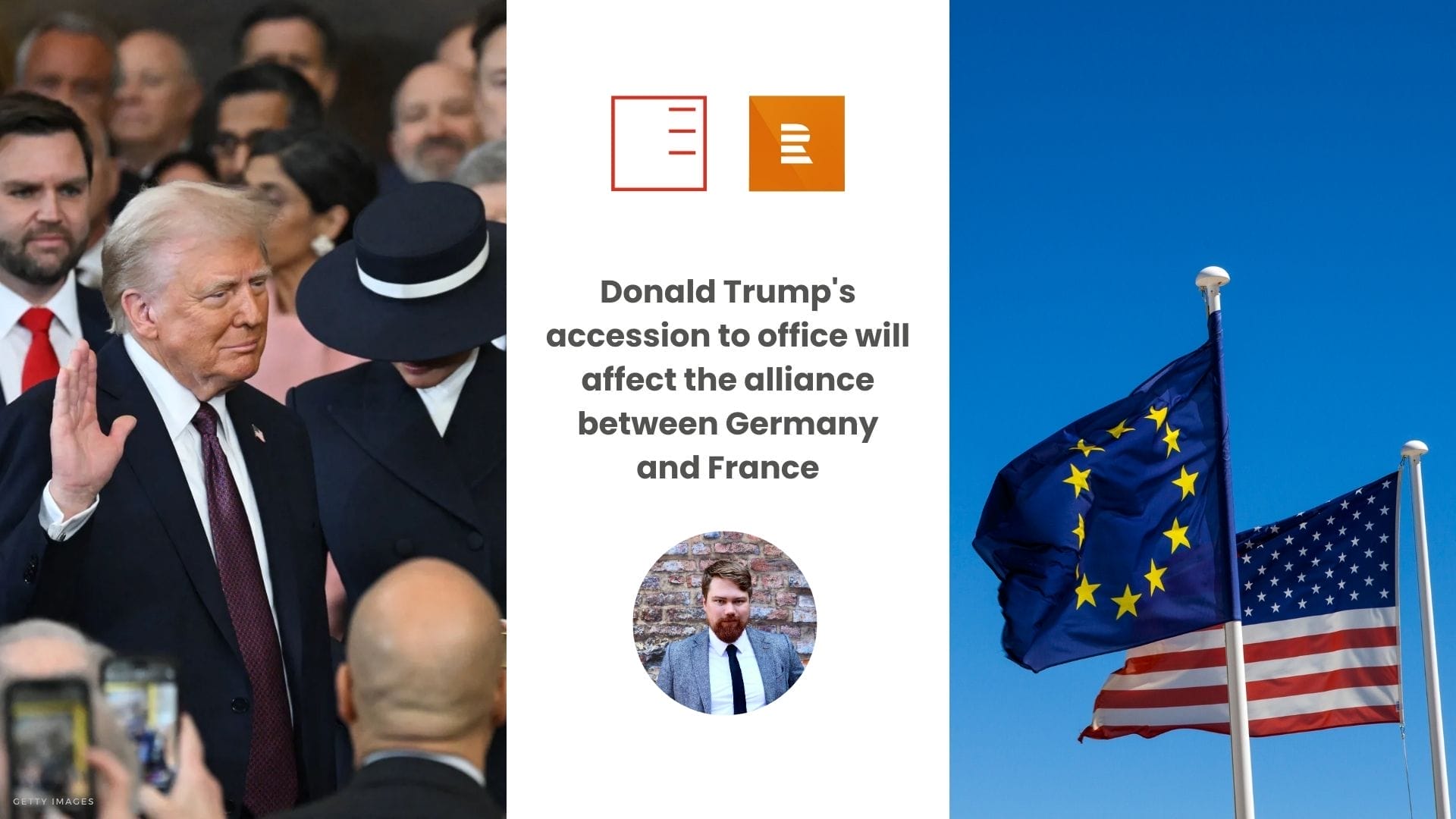 ČRo Plus | Donald Trump's accession to office will affect the alliance between Germany and France