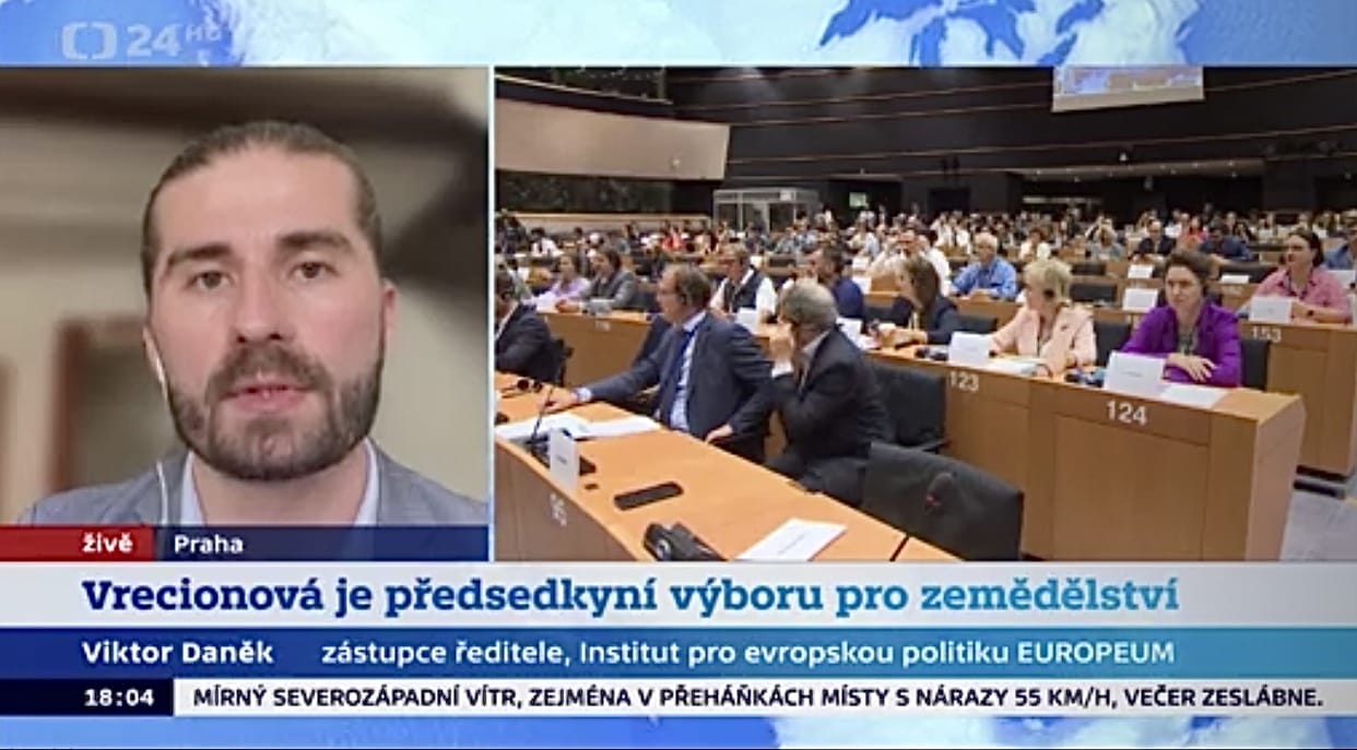ČT24 | Evropský parlament zvolil vedení výborů, včetně Češky v čele