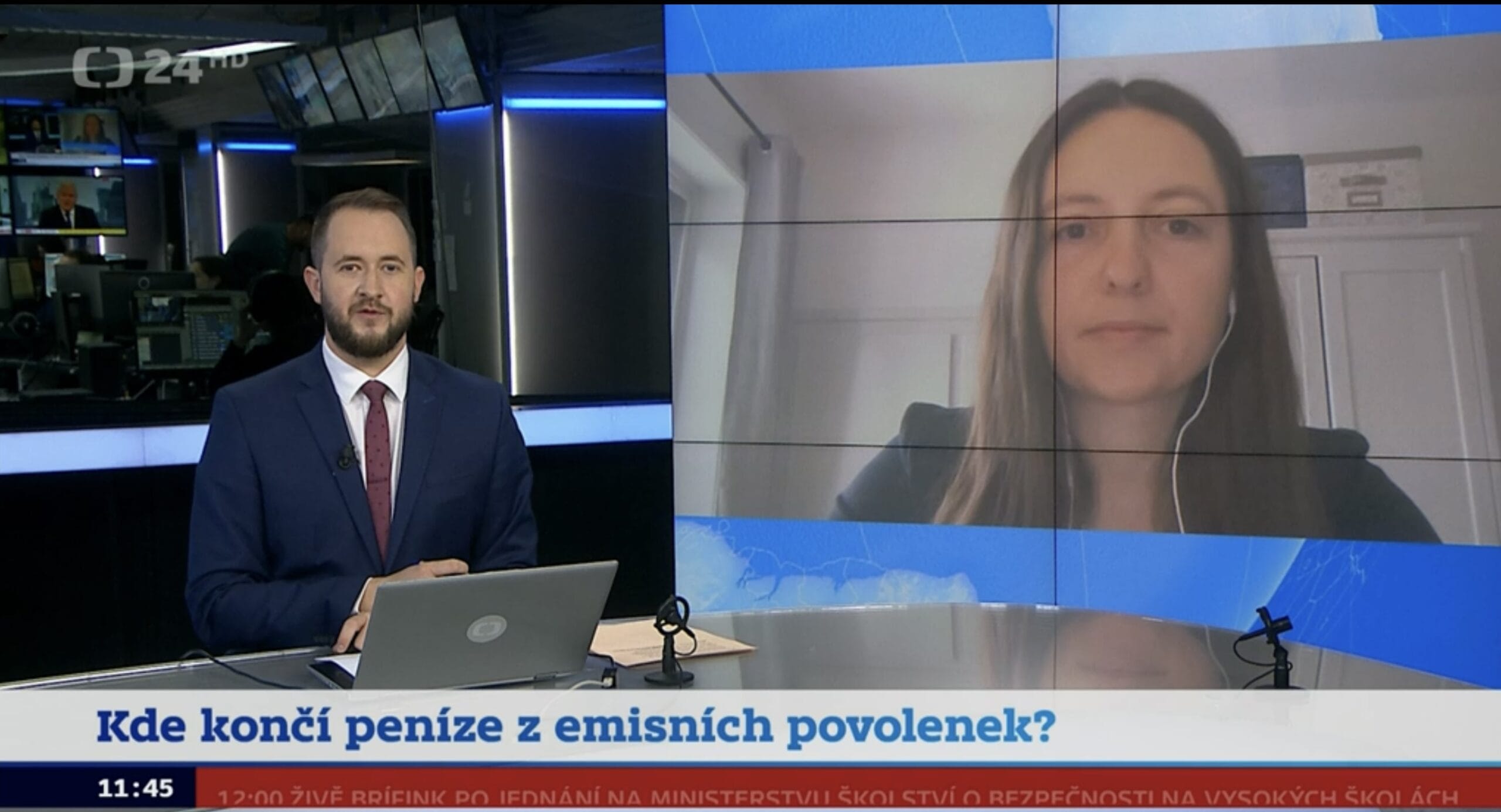 ČT24 | Novela zákona o emisních povolenkách by přinesla změny v české klimatické politice