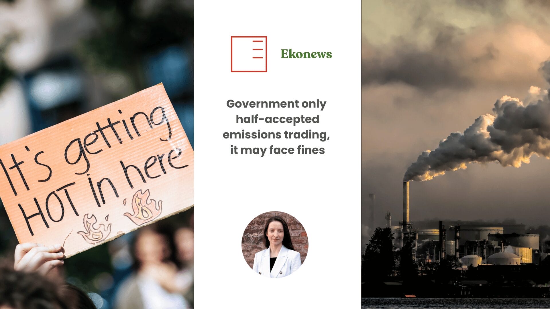 Ekonews | Government only half-accepted emissions trading, it may face fines